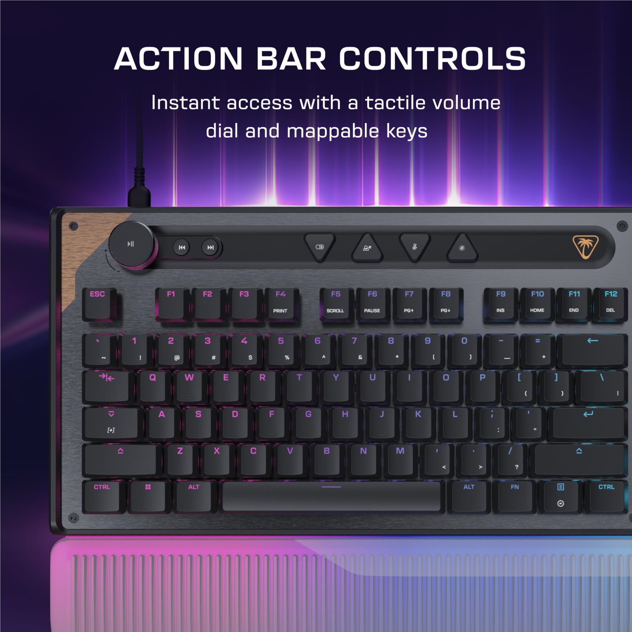 Turtle Beach Command Series KB7 TKL Wired Keyboard