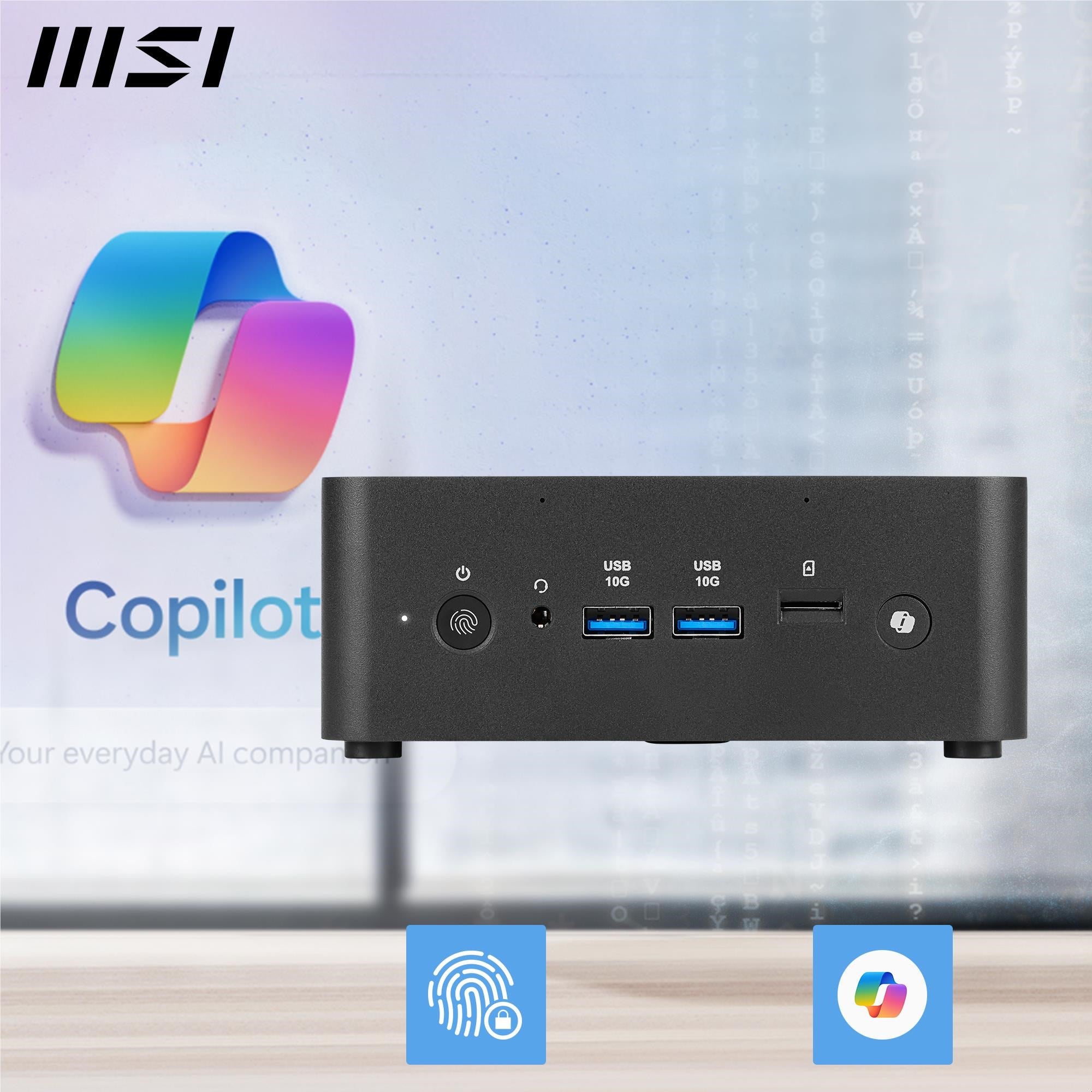 MSI Cubi NUC Copilot+ AI Mini Desktop PC (Intel Core Ultra 5)[1TB]