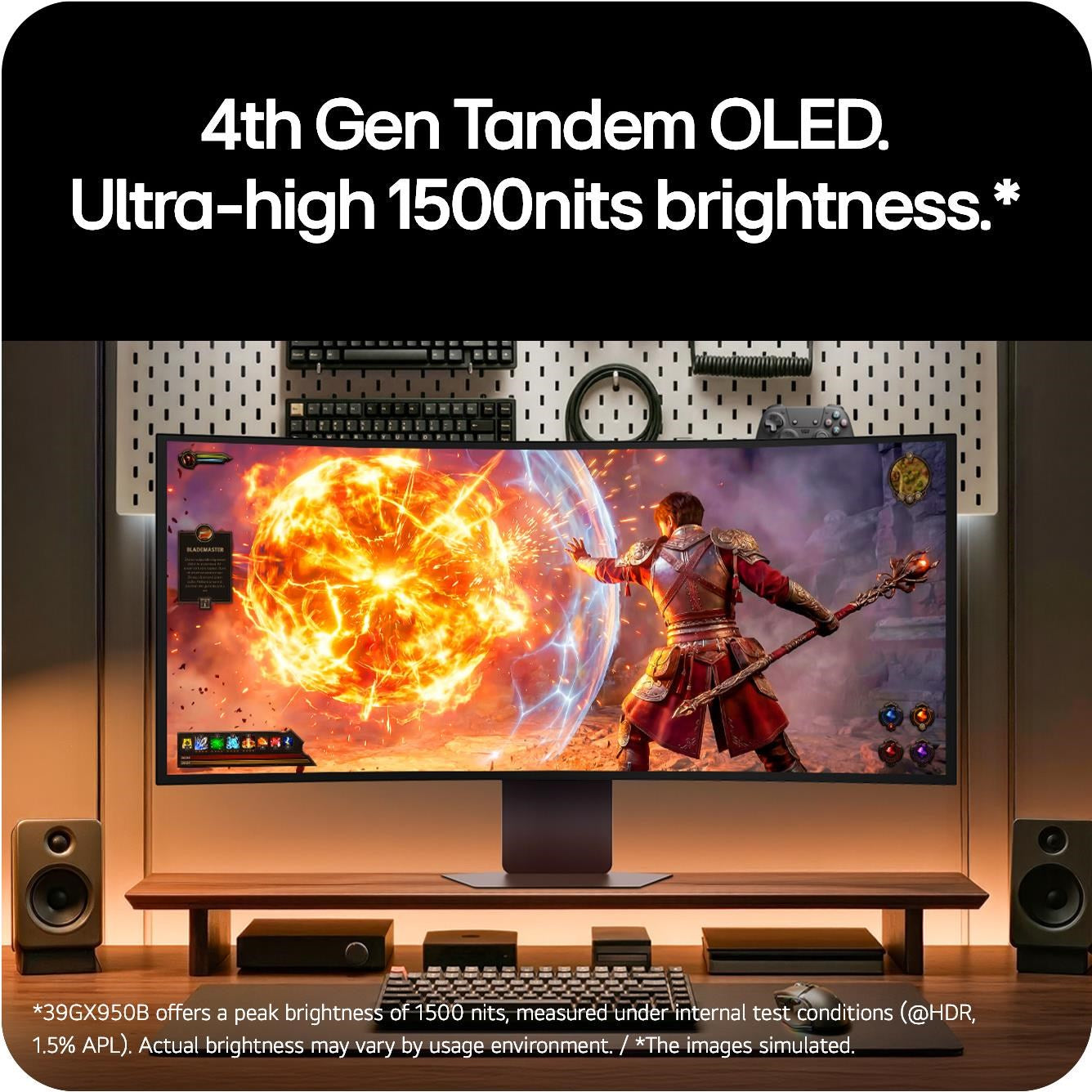 LG UltraGear 39” 5K/2K Dual Mode 165Hz/330Hz OLED Gaming Monitor