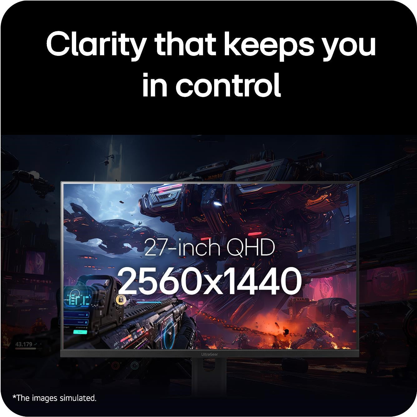 LG UltraGear G6 27G64NA 27" QHD 300Hz Gaming Monitor
