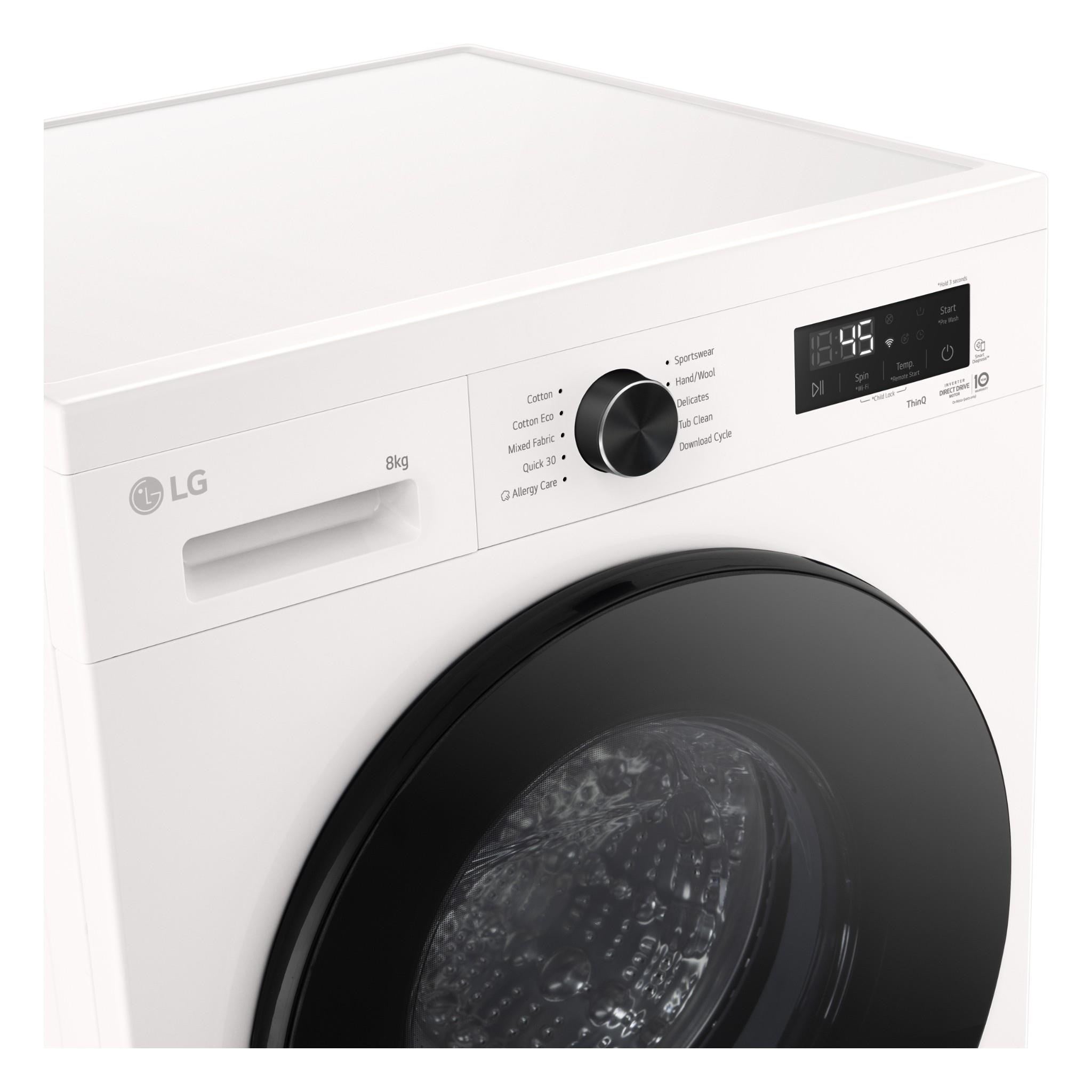 LG WV1-1208WX Series 1 8kg Front Load Washer