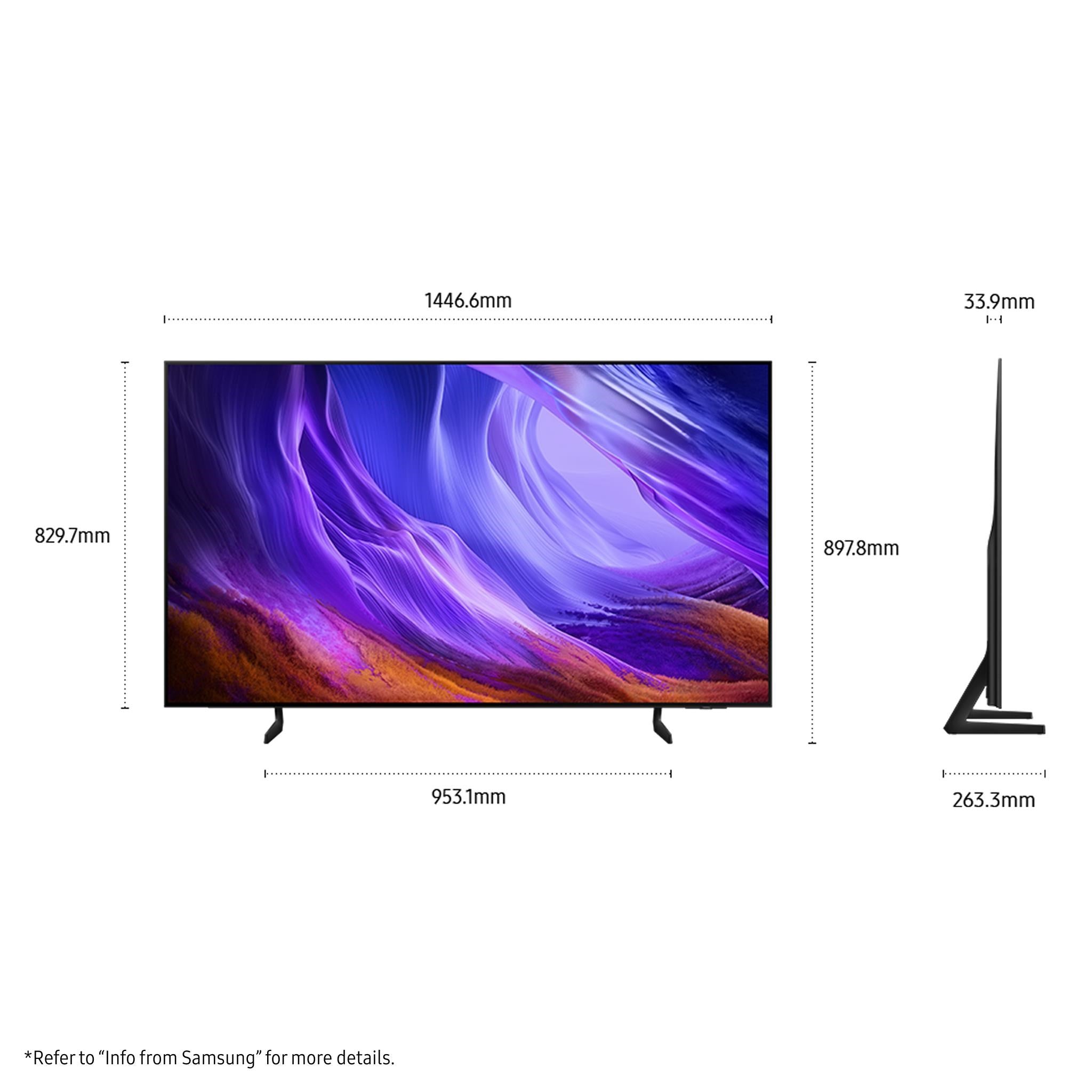 Samsung 65" S85H OLED 4K Smart AI TV [2026]
