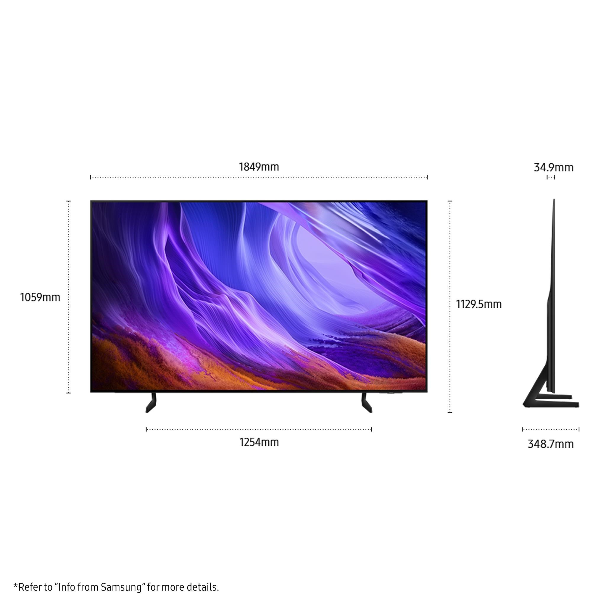 Samsung 83" S85H OLED 4K Smart AI TV [2026]