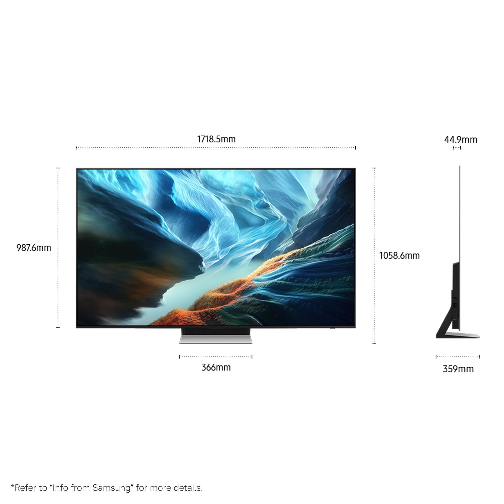 Samsung 77" S90H OLED 4K Smart AI TV [2026]