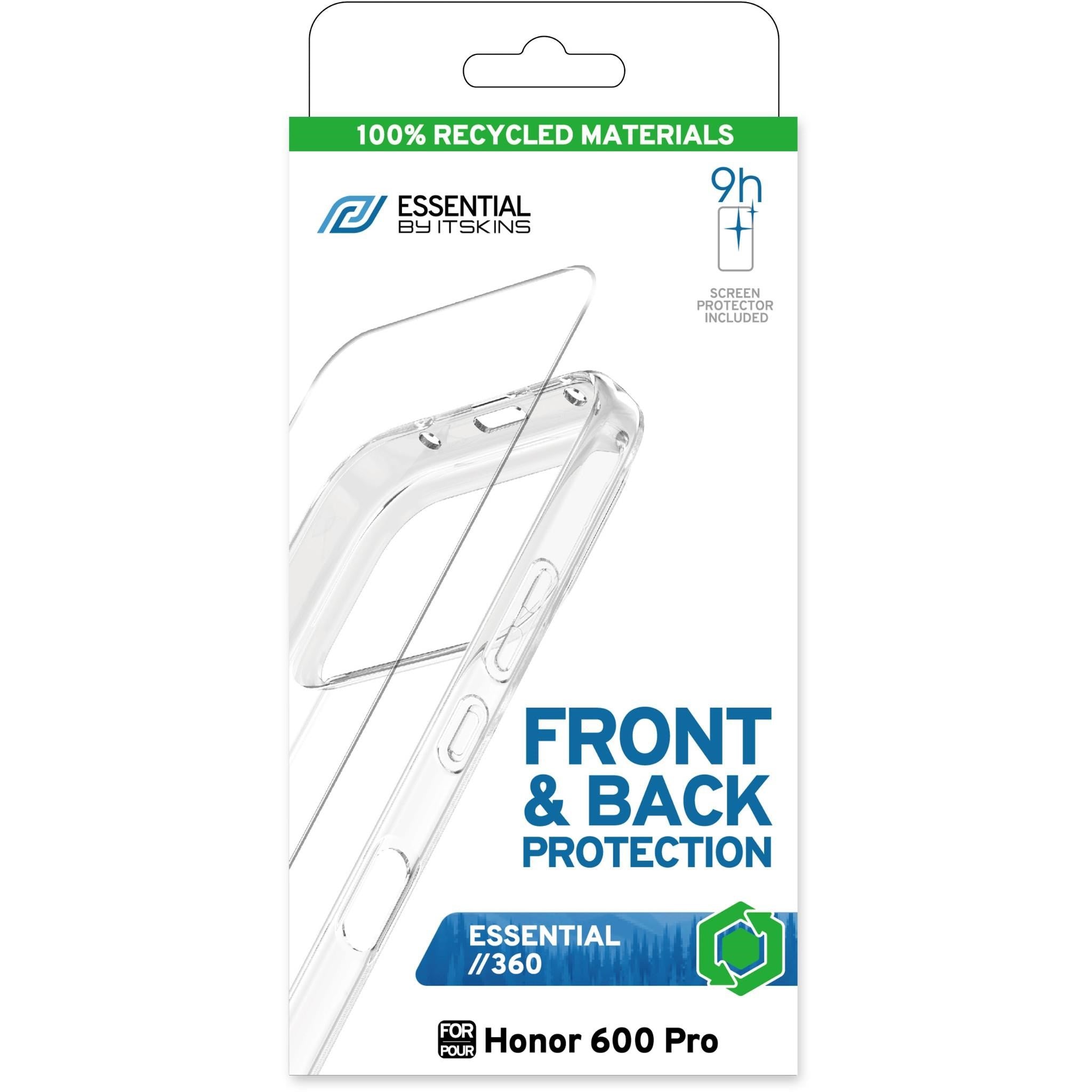 ITSKINS Essentials 360 Case with Screen Protector for HONOR 600 Pro