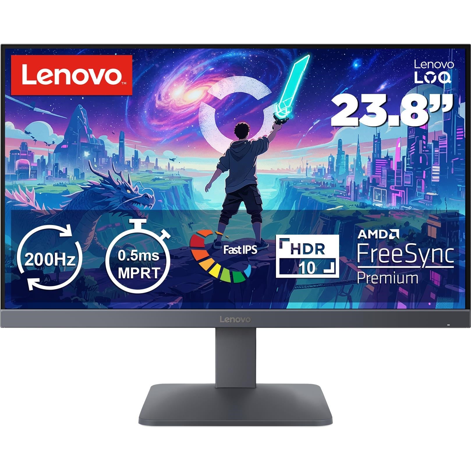 Lenovo LOQ 24-10 23.8' FHD 200Hz Gaming Monitor