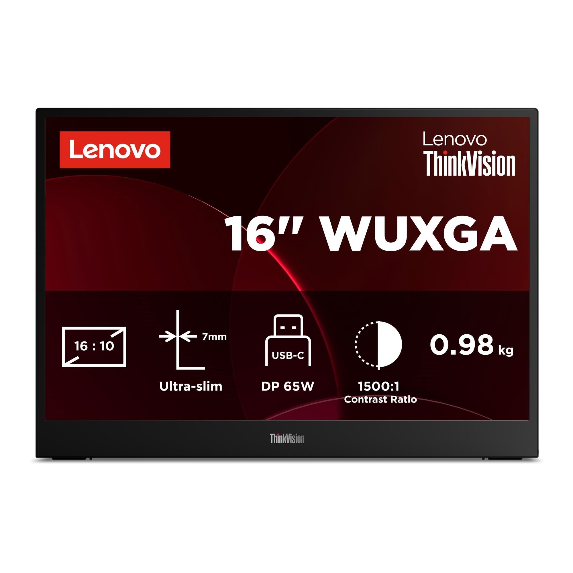 Lenovo ThinkVision M16 16' WUXGA IPS Portable Monitor