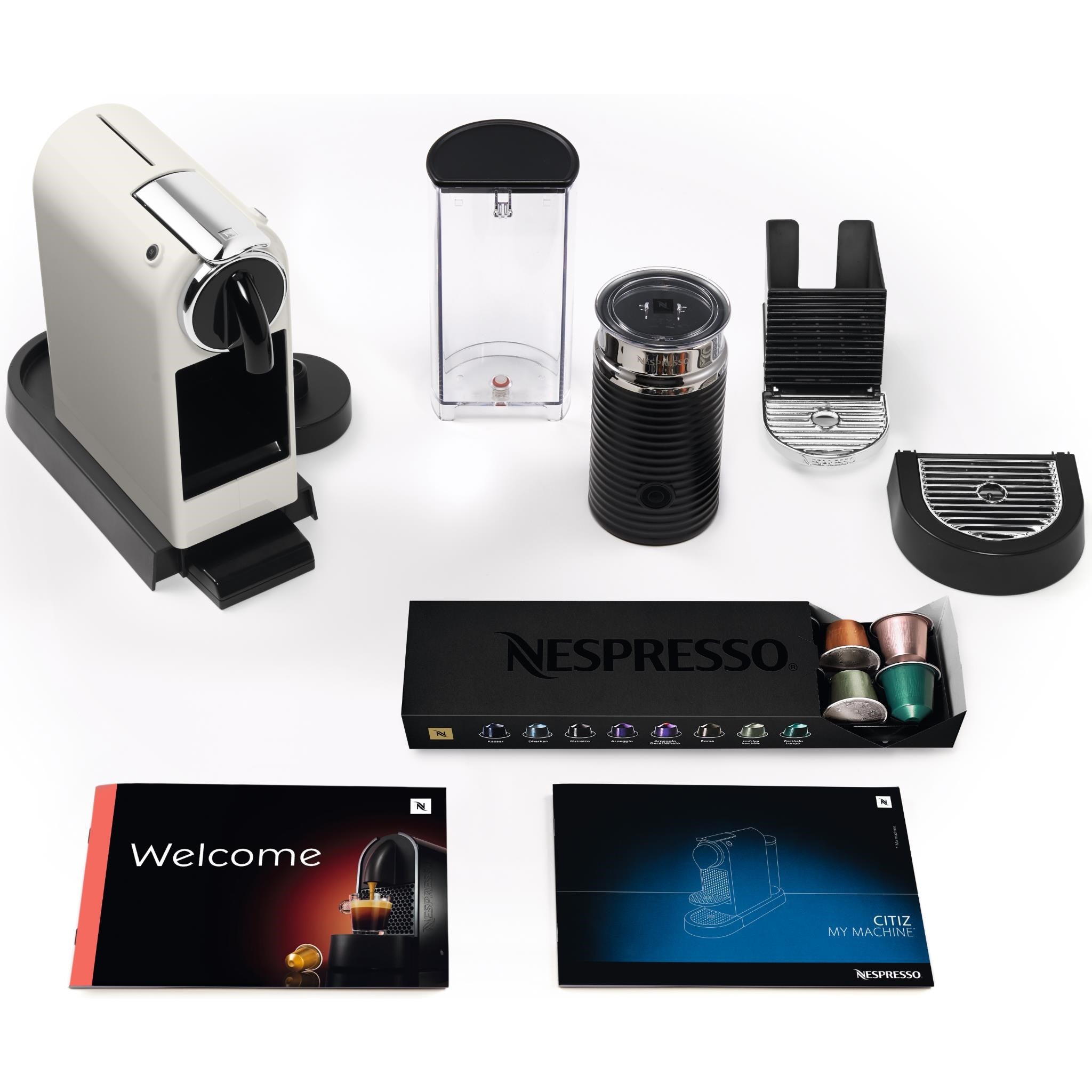 De'Longhi Nespresso Citiz & Milk Coffee Machine (White)