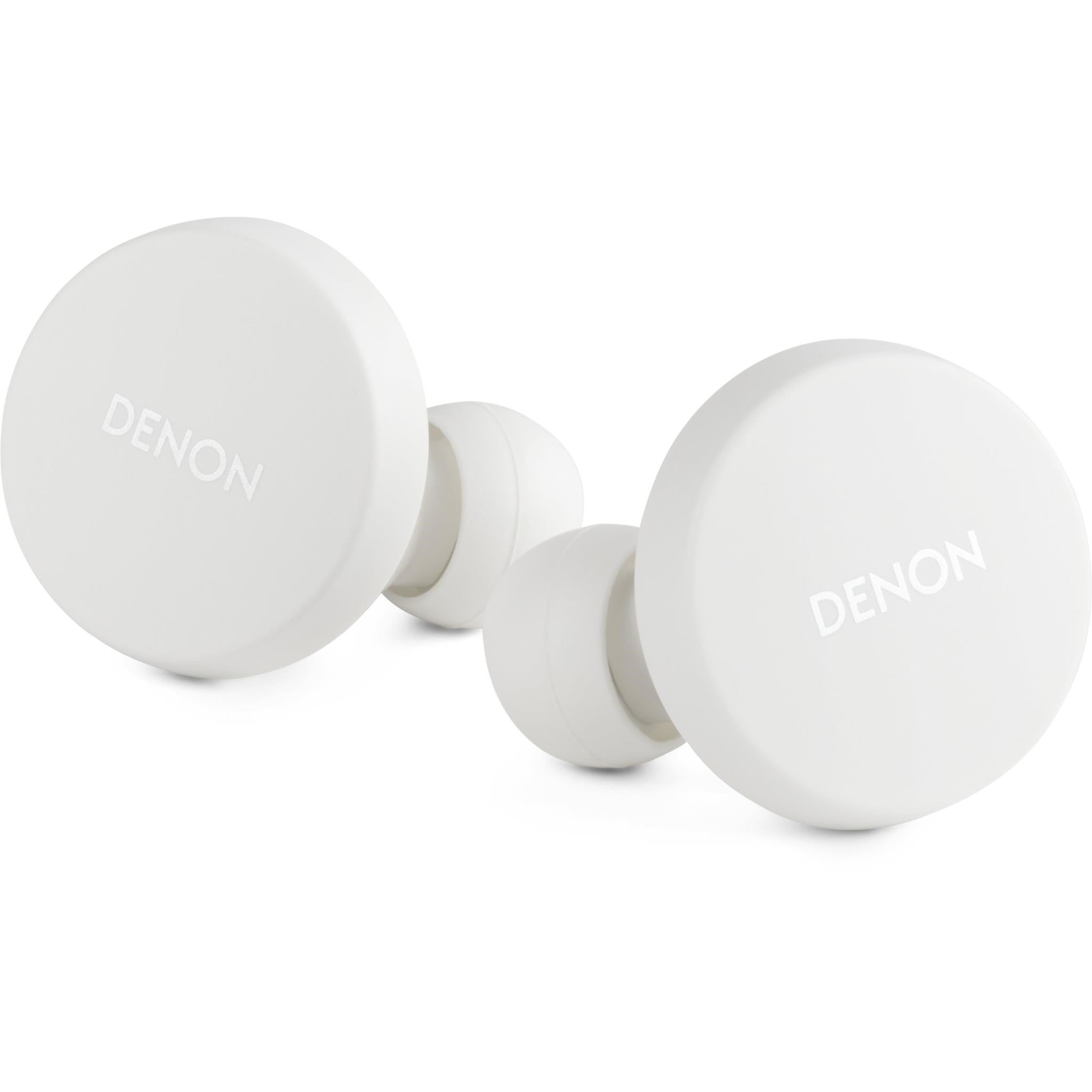 Denon PerL True Wireless ANC In-Ear Headphones (White)