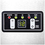 Devanti Stainless Steel Commercial Ice Maker