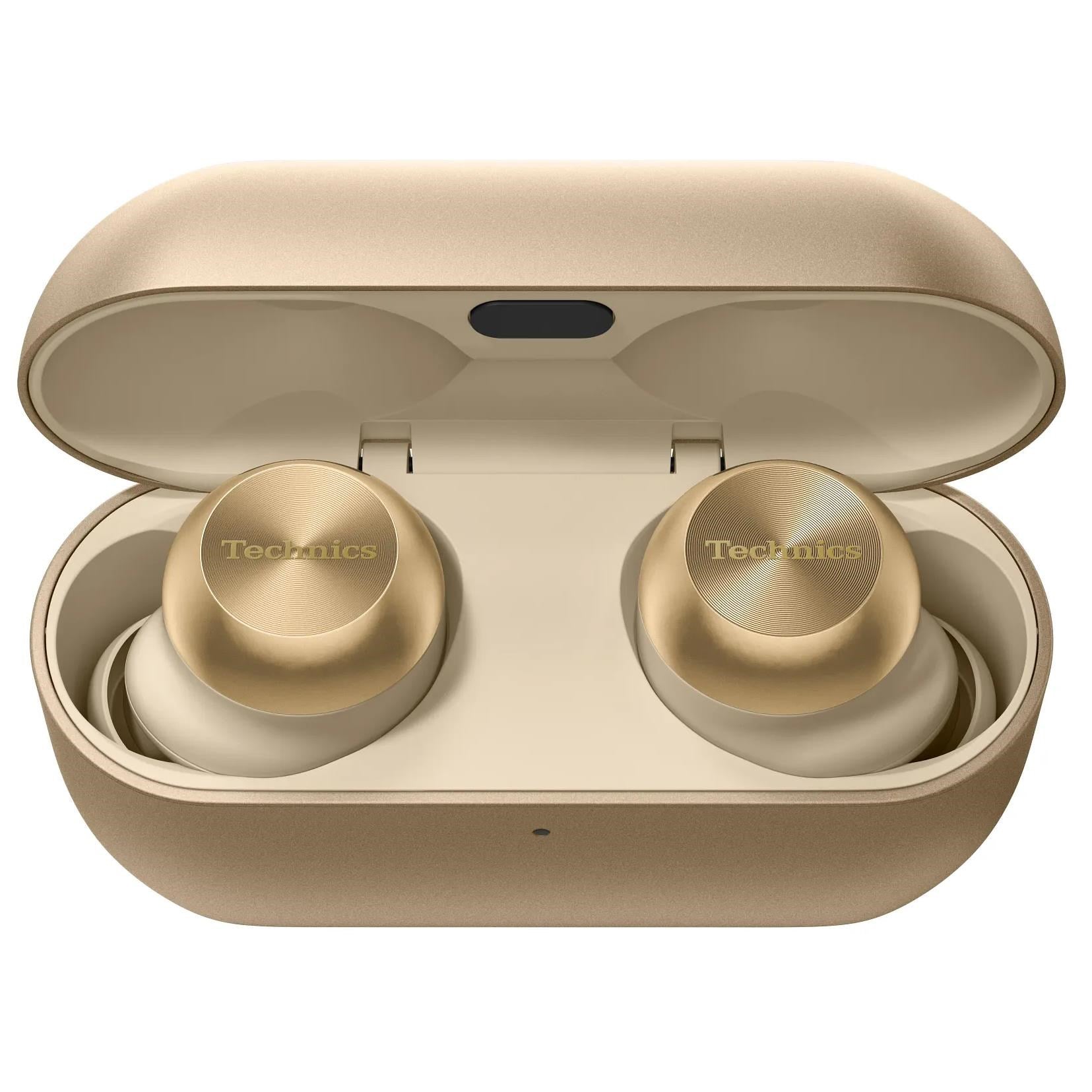 Technics AZ100 Premium True Wireless Noise Cancelling In-Ear Headphones (Champayne Gold))
