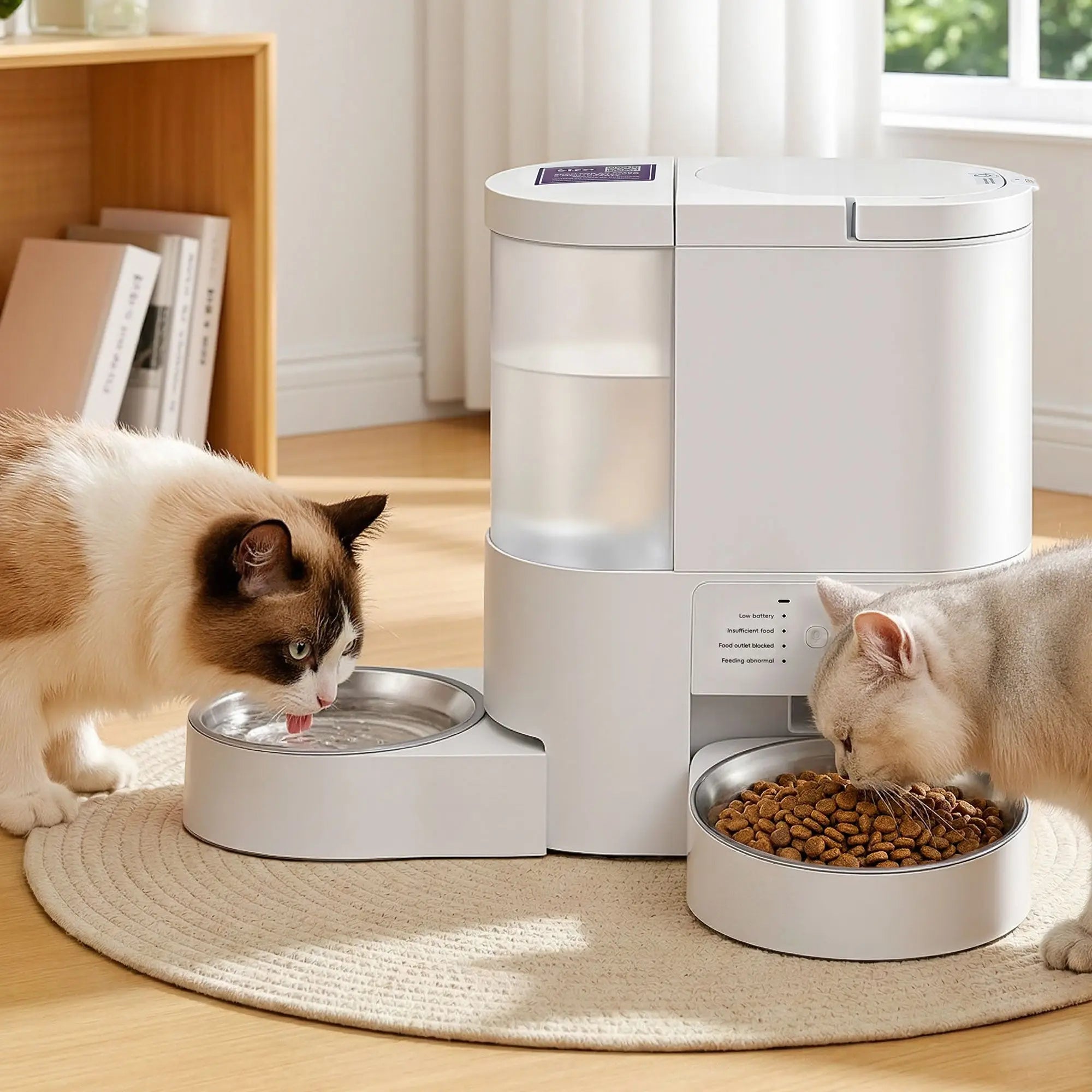 i.Pet Automatic Pet Feeder Water Dispenser 2-in-1 Smart WiFi Dog Cat Food 4L Wholesale Hub