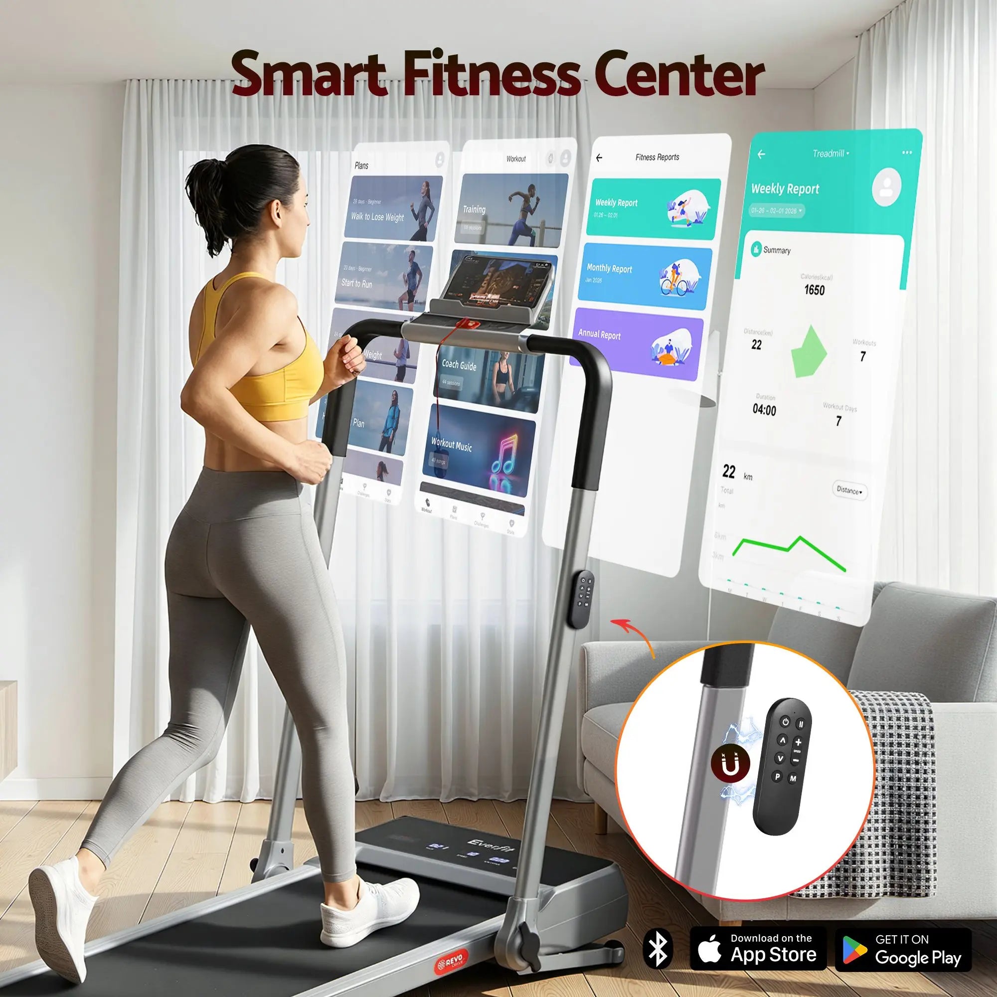Everfit 3 in 1 Walking Pad Treadmill 20% Auto Incline Under Desk Foldable Treadmills for Home With 40cm Wide Belt Silver Wholesale Hub