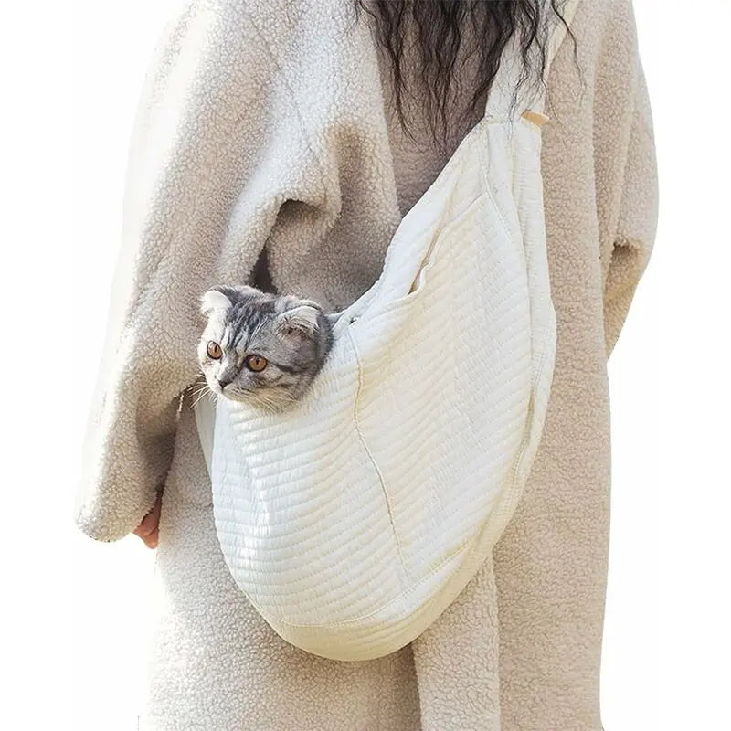 Dog And Cat Carrier Bag, Portable Hands-Free Pet Carrier With Wide And Breathable Shoulder Strap, Suitable For Small Wholesale Hub