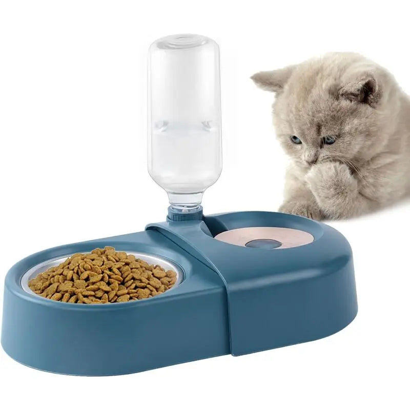 Cat Bowl, Dog Bowl, Automatic Water Bottle, Tilted Raised Water Bowl For Small And Medium Dogs And Cats Wholesale Hub