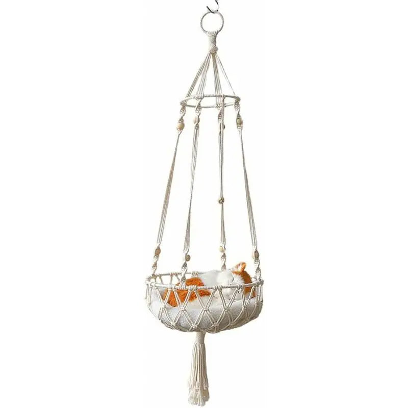 Hanging Cat Hammock - Indoor Cat Bed Cat Swing Nest Gifts For Cat Lovers Wholesale Hub