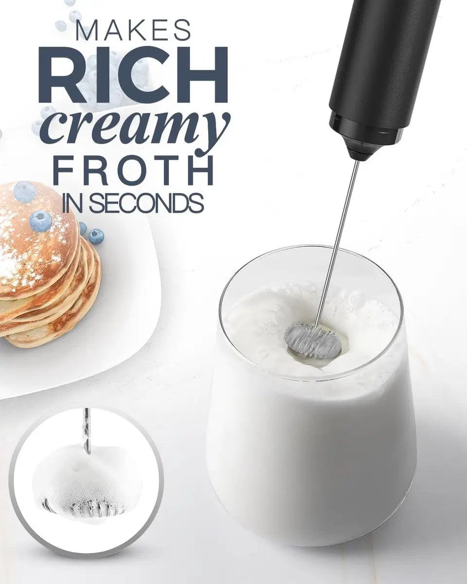 Milk frother - electric milk frother - milk frothers - electric milk frother - milk frother - electric milk frother - mini USB rechargeable milk frother - for coffee/latte/cappuccino/hot chocolate Wholesale Hub