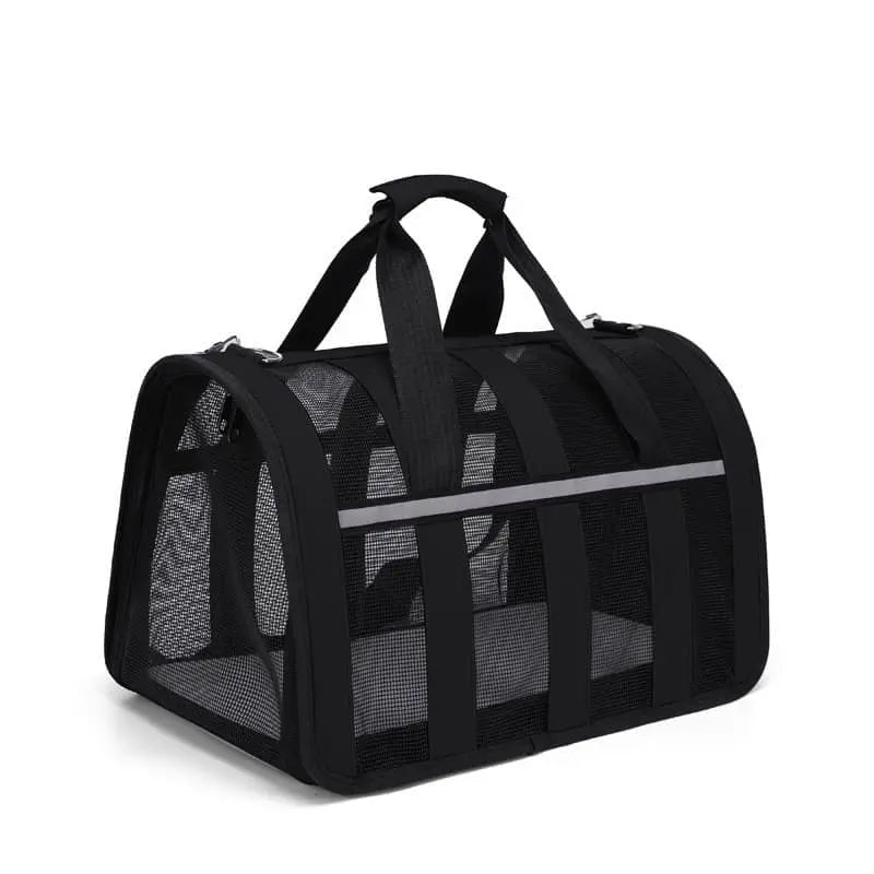 1 Pack Foldable Pet Carrier Bag for Cats and Dogs, Soft Breathable Travel Bag, Black, L Wholesale Hub