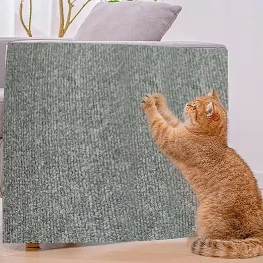 Self-Adhesive Cat Scratching Board, Wall and Sofa Protector for Cats, DIY Corner Mat, Light Gray, 40cm x 200cm Wholesale Hub