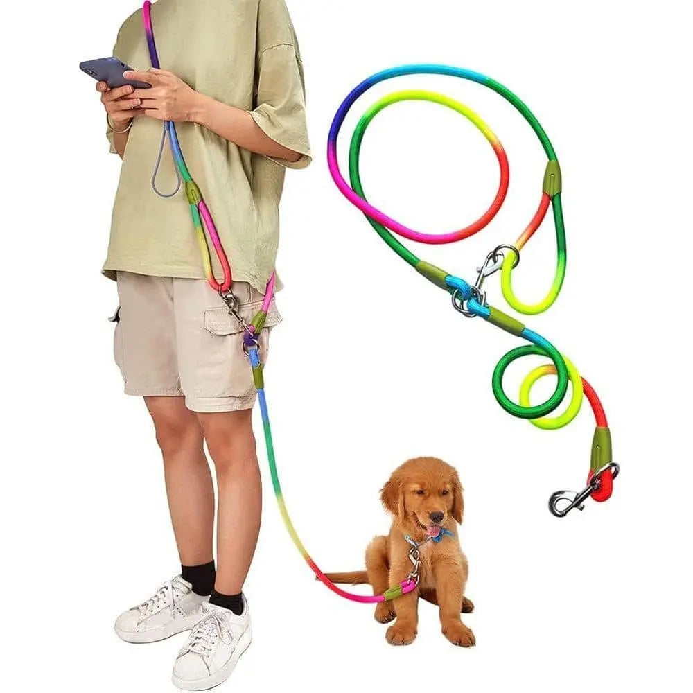 Reflective Hands-Free Dog Leash with Shoulder Strap for Jogging, Compatible with Small and Medium Dogs, Green, 1 Pack Wholesale Hub