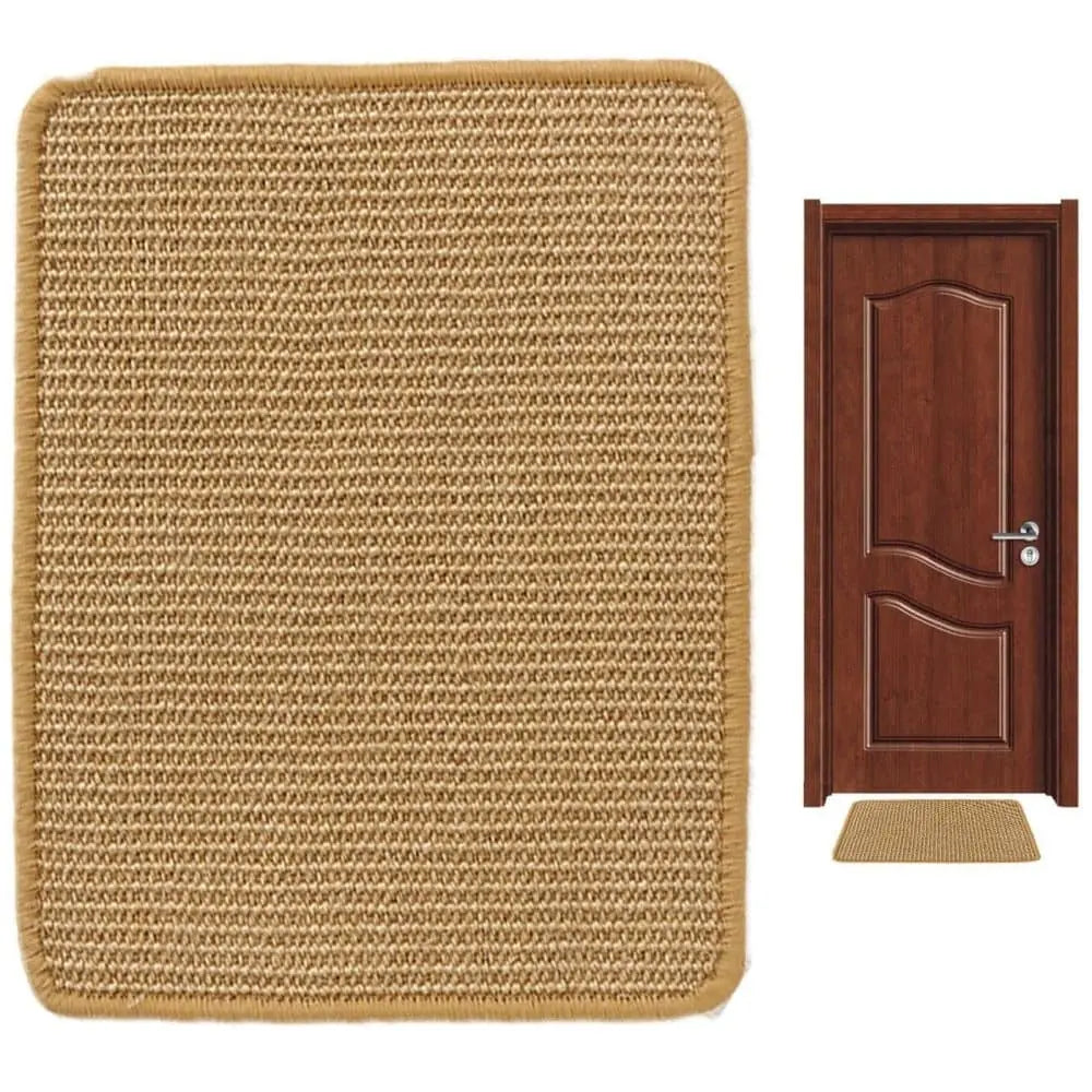Natural Jute Cat Scratching Mat, Durable Floor Mat and Sustainable Cat Furniture, 50x80cm Wholesale Hub