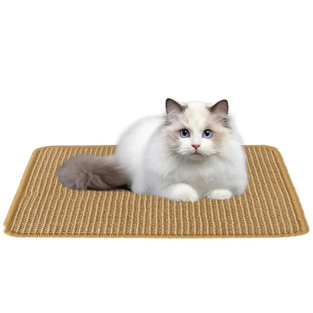 Natural Jute Cat Scratching Mat, Durable Floor Mat and Sustainable Cat Furniture, 30x40cm Wholesale Hub