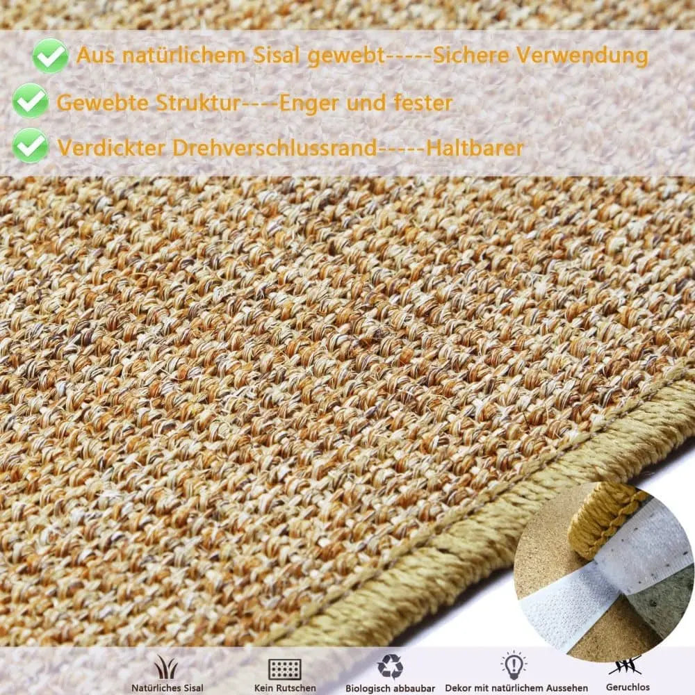 Natural Jute Cat Scratching Mat, Durable Floor Mat and Sustainable Cat Furniture, 40x60cm Wholesale Hub