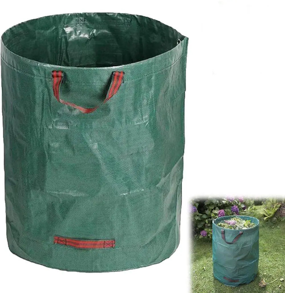 5000L Large Capacity Garden Bags with Handles, Self-Standing and Robust for Leaves Lawn Hedges and Garden Waste, 80 x 100cm Wholesale Hub
