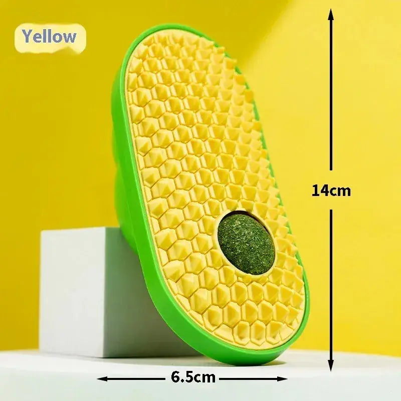 Cat Scratching Toy, Yellow, 14 x 6.5 cm Wholesale Hub