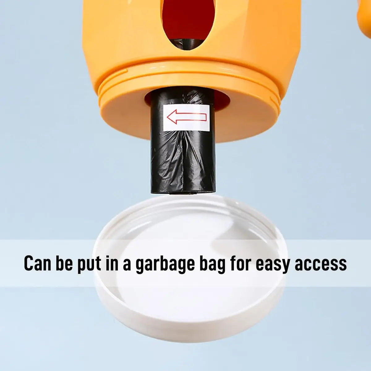 Cat Litter Scoop - Cat Litter Scoop with Collection Bin - Innovative Cat Litter Scoop Set with Waste Bin - Removable Scoop Holder - Large Capacity & Foldable (Yellow) Wholesale Hub