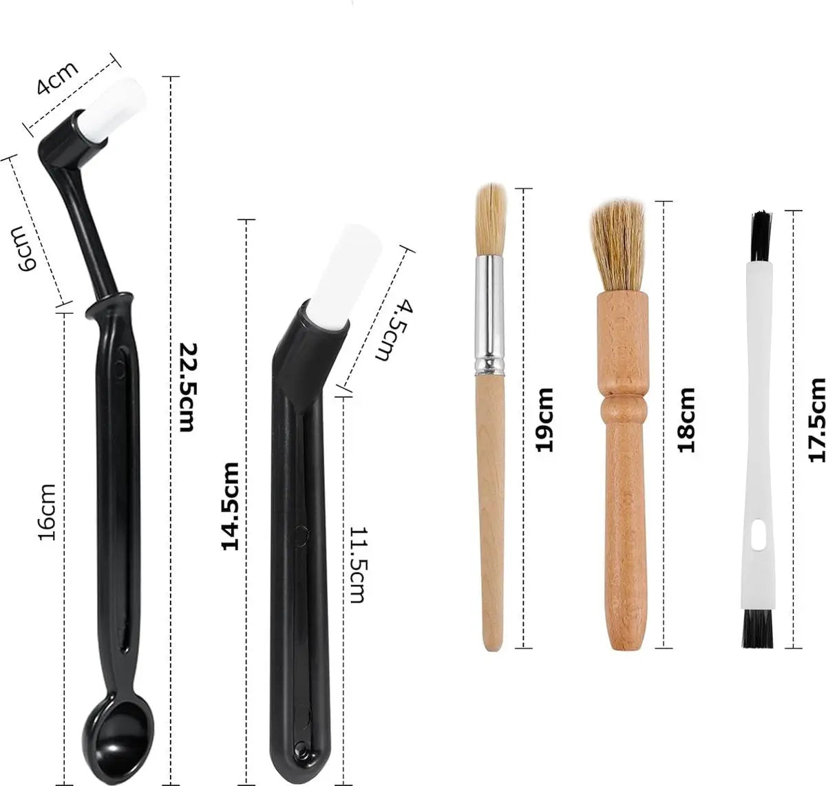 Coffee machine cleaning brush - 15 pieces - barista accessories - cleaning brush set - Cleaning brush for coffee machine - Cleaning brush for coffee spout and milk hose coffee machine - cleaning brush espresso machine Wholesale Hub