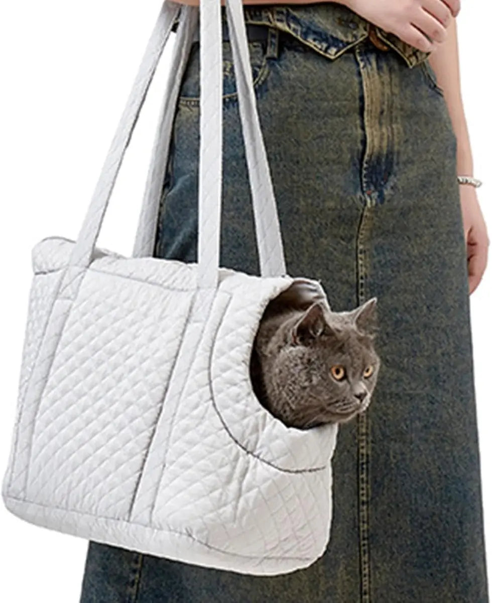 Pet Carrier - Small Portable Pet Carrier - Lightweight Cotton Winter Pet Carrier - Take Your Pet With You - Suitable for Cats, Puppies and Kittens Wholesale Hub