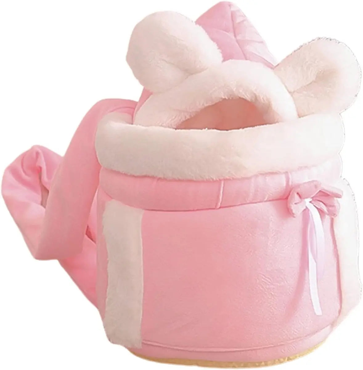 Cat Bed - Backpack for Pet Travel - Can be used as a cat basket indoors - Side pockets to keep your hands warm - Wide shoulder straps - Best choice for traveling with small pets (Pink, Size L: 33*25*27) Wholesale Hub