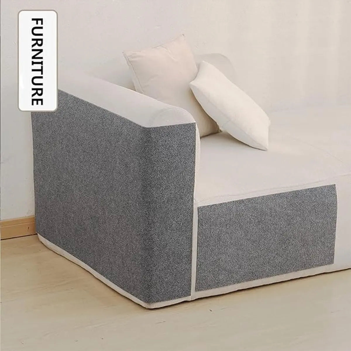 Premium Cat Scratching Mat - Couch Cushions - Strong adhesion, for ultimate fun for your cat - Protects your furniture, lets your cat have fun (size: 30x30 cm, Gray, pack of two) Wholesale Hub