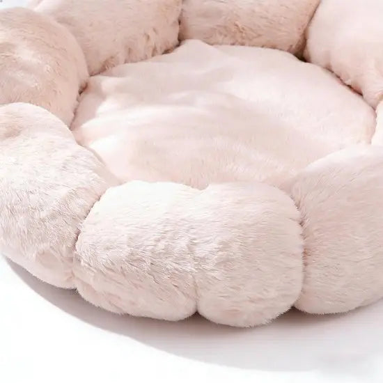 Cat basket - Warm basket for autumn/winter - Round cat basket - Dog mat - Dog basket - Cat basket for home - Pet basket - Pink - 50 cm Wholesale Hub