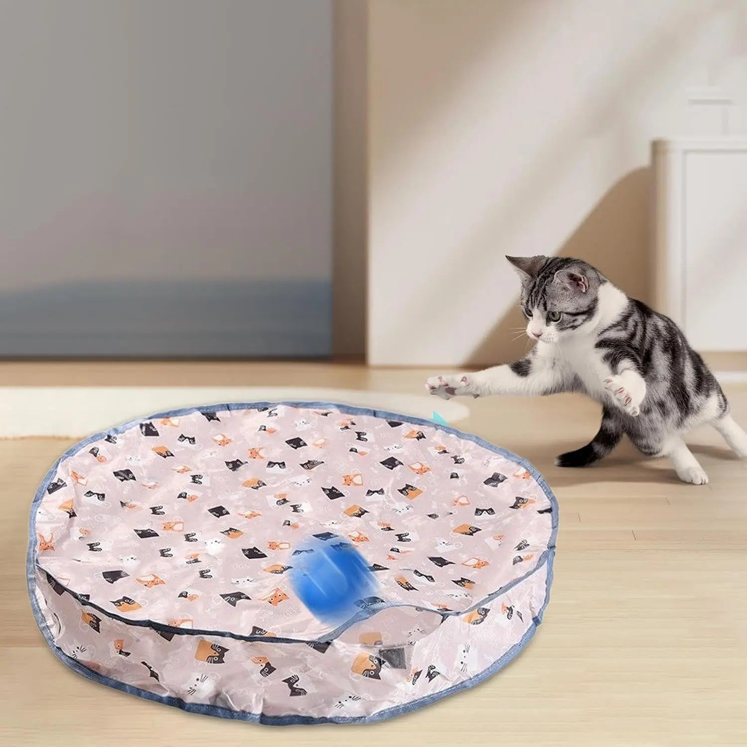 Play mat - Educational cat toy - USB automatic cat toy with three settings - 1 item Wholesale Hub