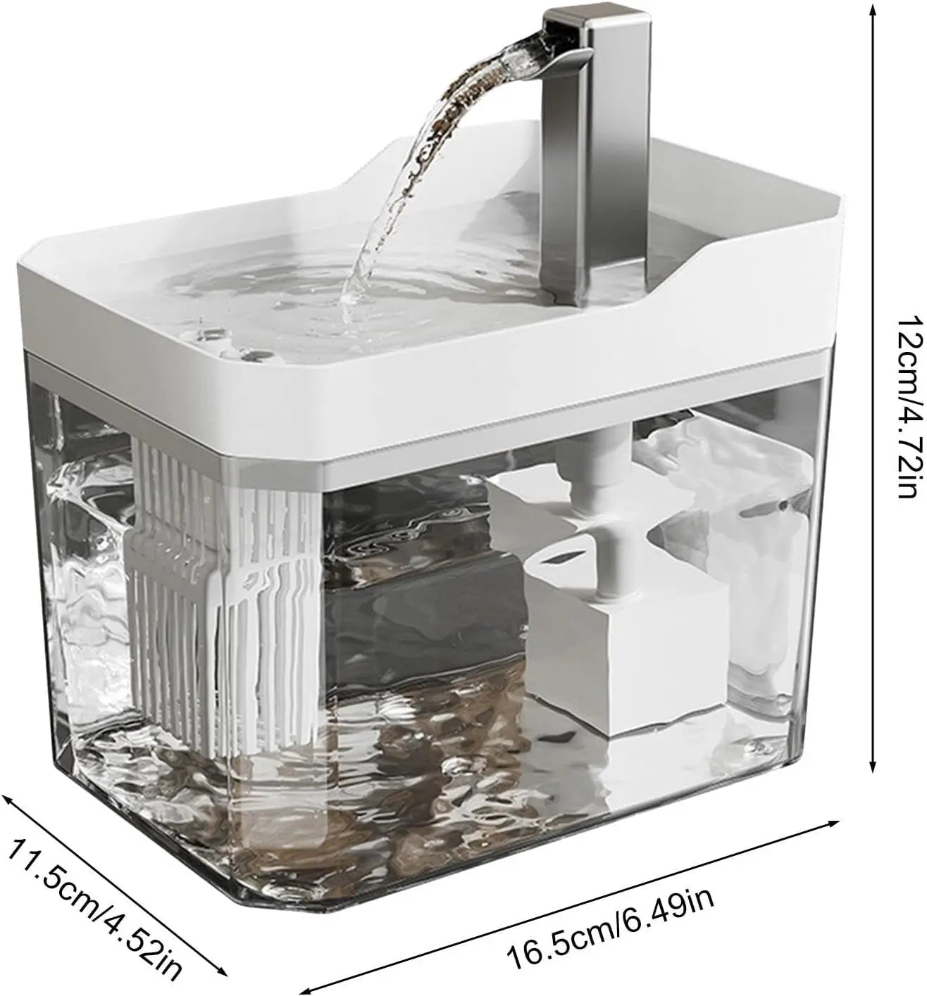 Pet Drinking Fountain - Large Capacity - Removable - 1pc Wholesale Hub