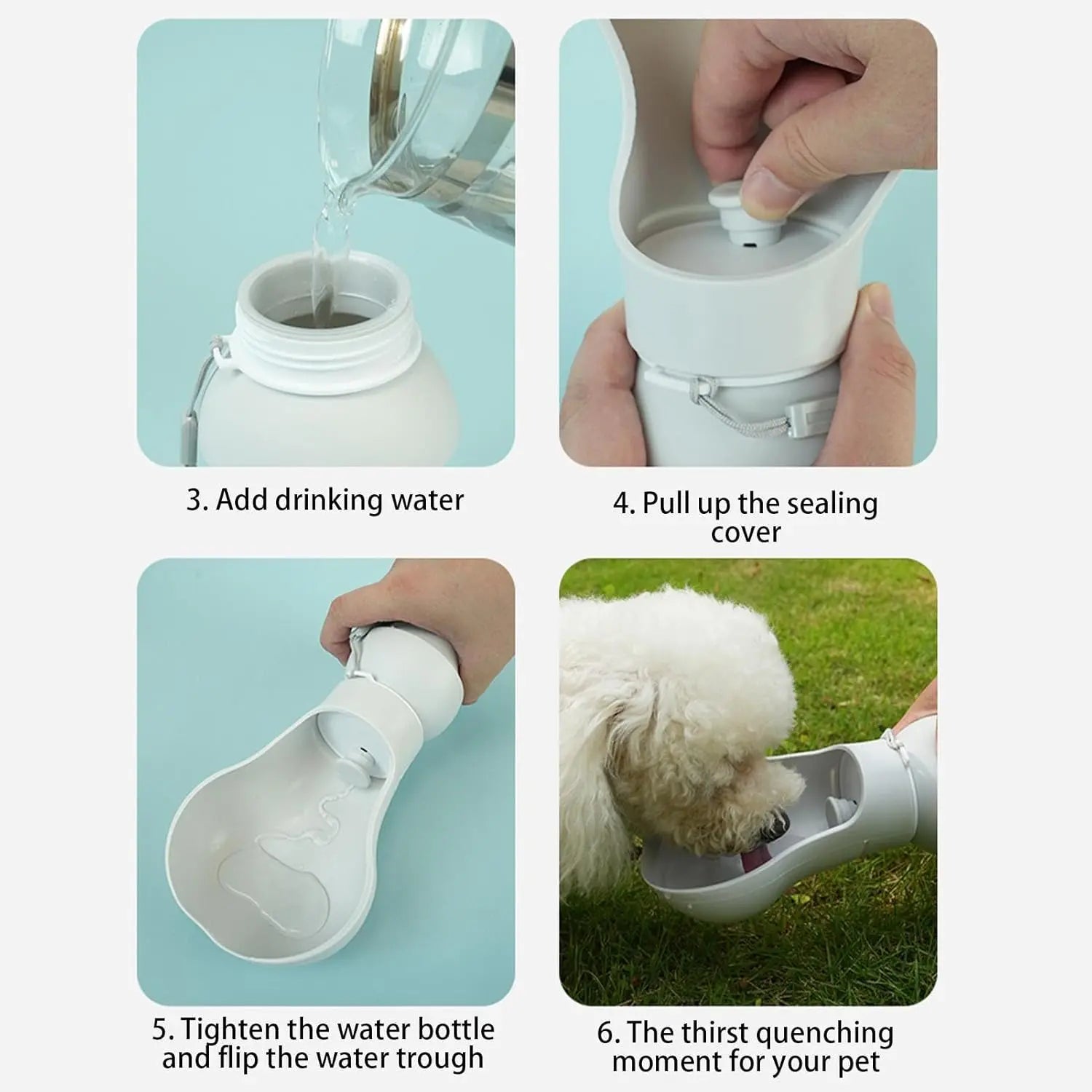Pet Drinking Fountain - Foldable - Portable - Outdoor - 1pc Wholesale Hub
