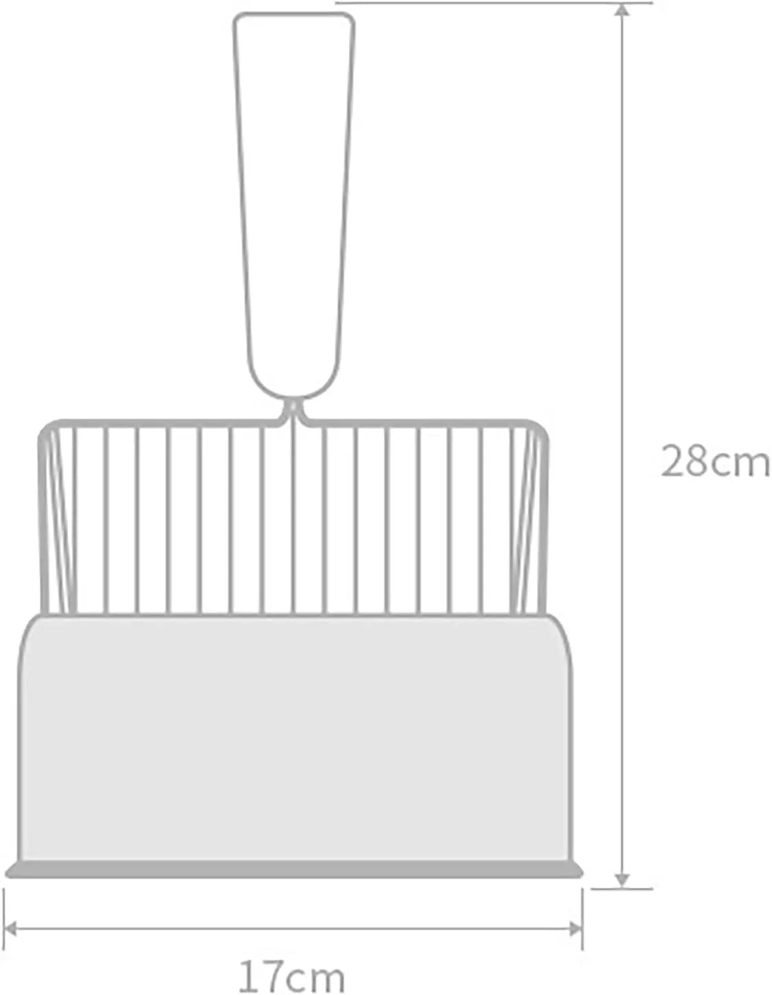 Cat Litter Scoop - Metal Scoop for Large Cats - with Foot - Living Room - Blue - 1 Pack Wholesale Hub