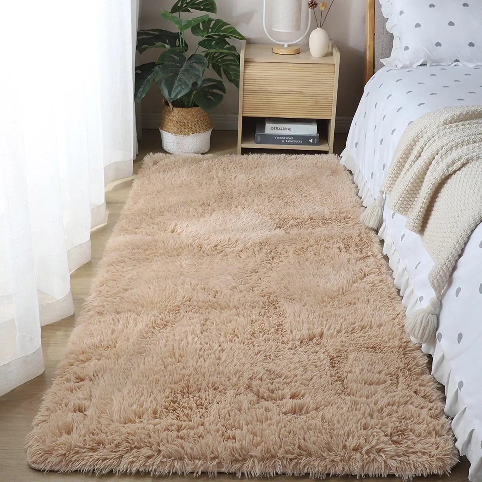 Under $20 Tyidzon Rugs for Bedroom Ultra Soft Modern Area Rug Living Room Rug, Rug Home Room Plush Carpet Decor Bedroom Rugs Khaki Wholesale Hub