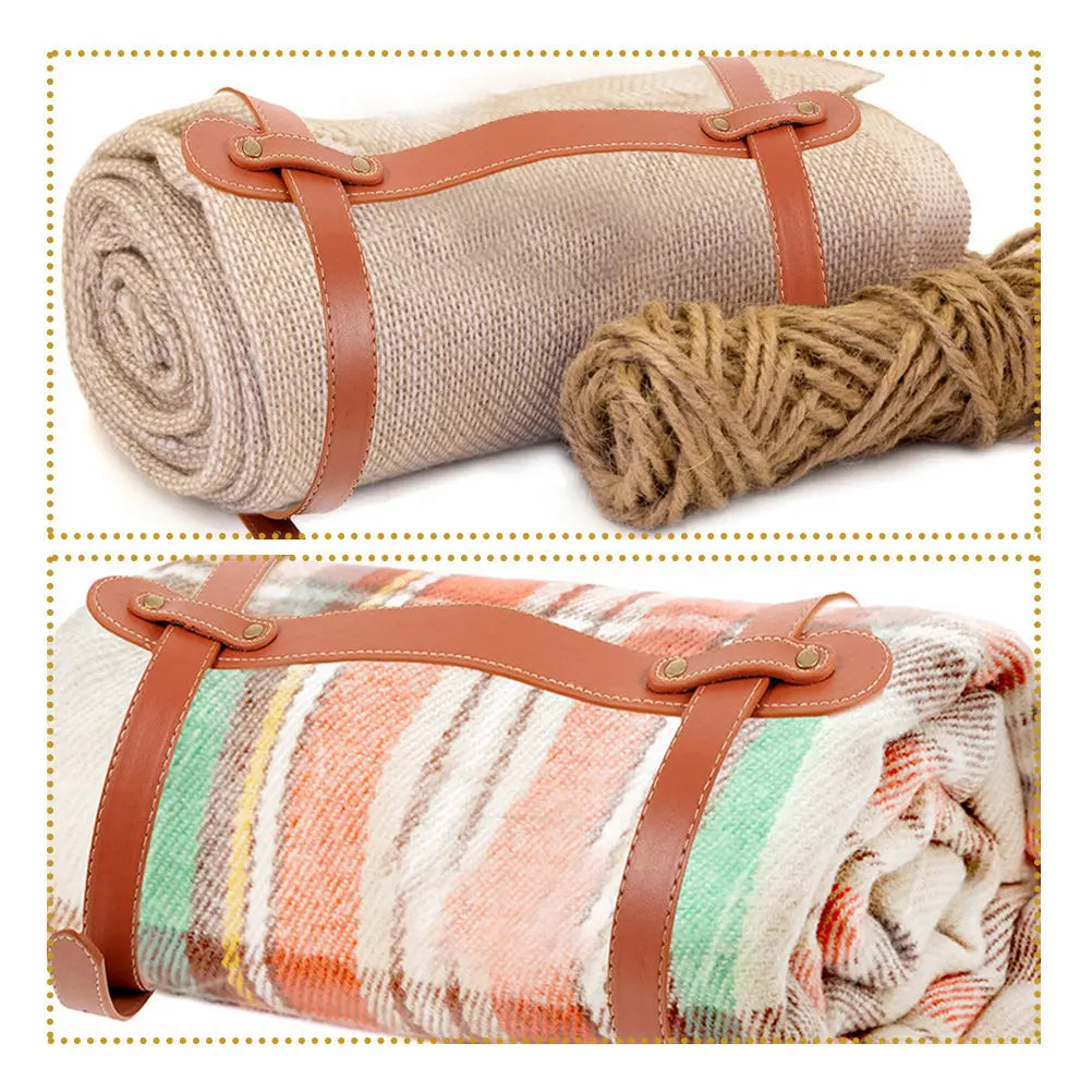 SWETRACE Travel Picnic Blanket 1Set with Bedroll Strap for Easy Binding and Transport 61.0X23.0X0.2In Wholesale Hub