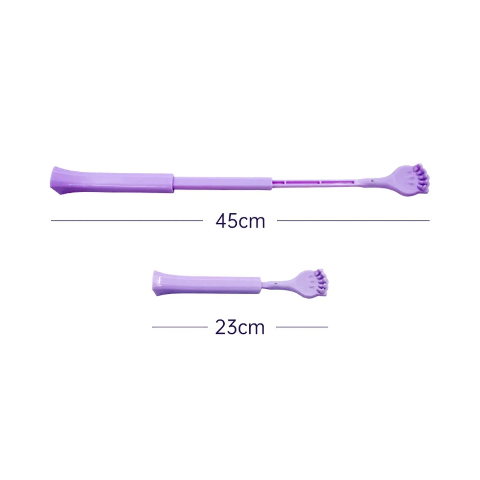 Portable Extendable Telescopic Back Scratchers Cat Claw, Do Not Want People Itching and Scratching, Multifunctional Scratching and Itching Artifact, Scratch Back Telescopic Purple Wholesale Hub