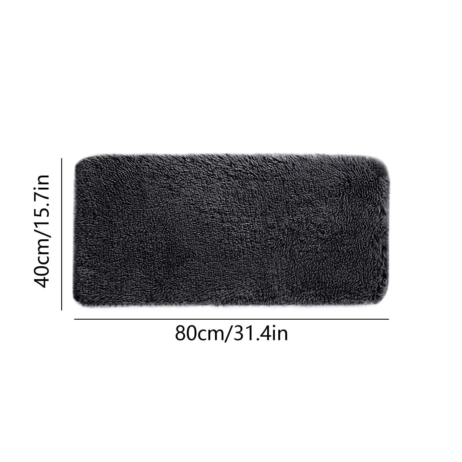 Washable Runner Rug for Bedroom Living Room Rug - 40 x 15.7 Inch Bath Mats Red Soft Fluffy Hallway Runner Rug, Non-Slip Indoor Carpet for Kitchen Laundary Room Decor Entryway Bathroom Red Wholesale Hub