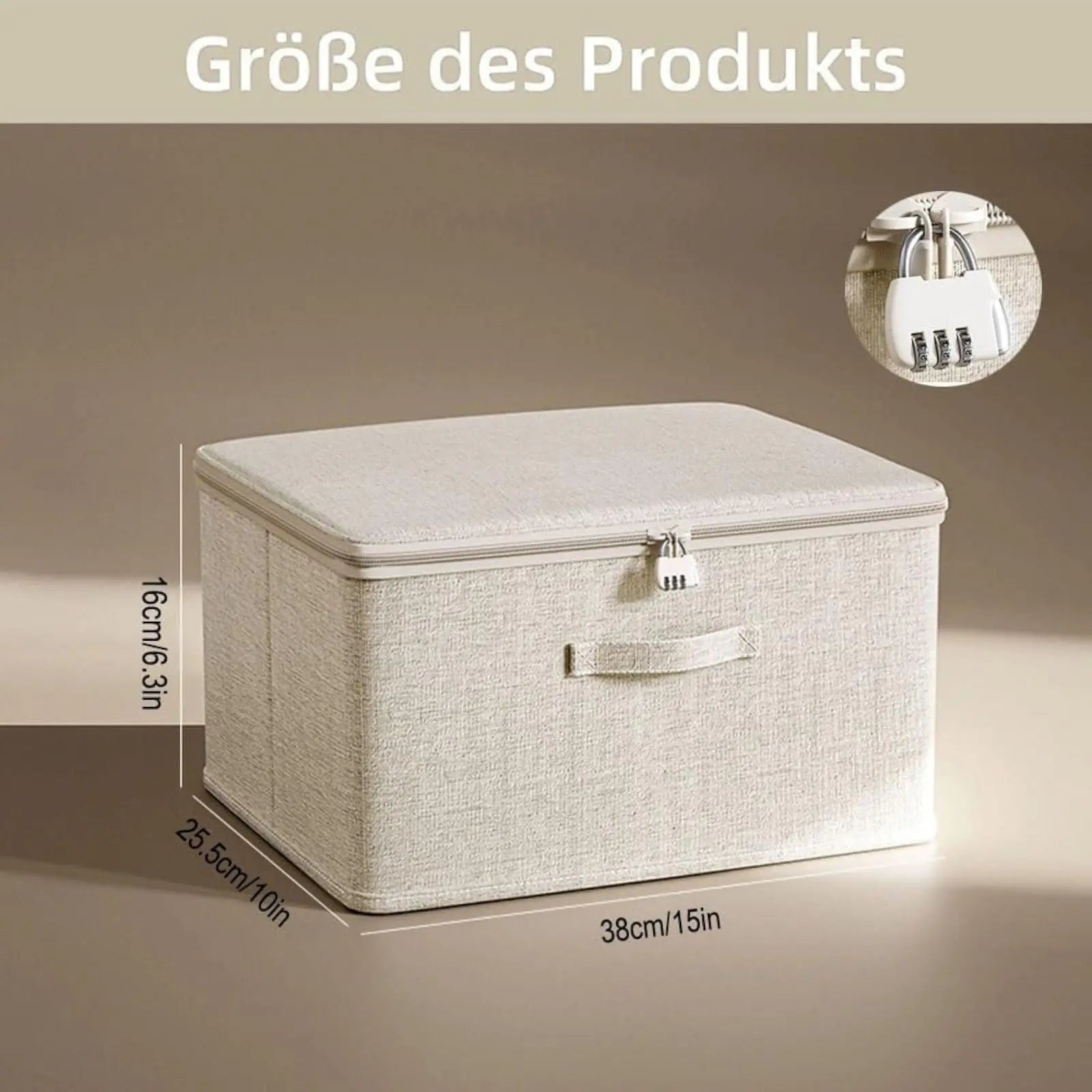 Lockable Adult Toy Bag Storage Organizer Toy Bag Storage Bins Case with Zipper Lid for Women and Men Clothes Container,(Multisize) 15" x 10" x 6.3" B Wholesale Hub