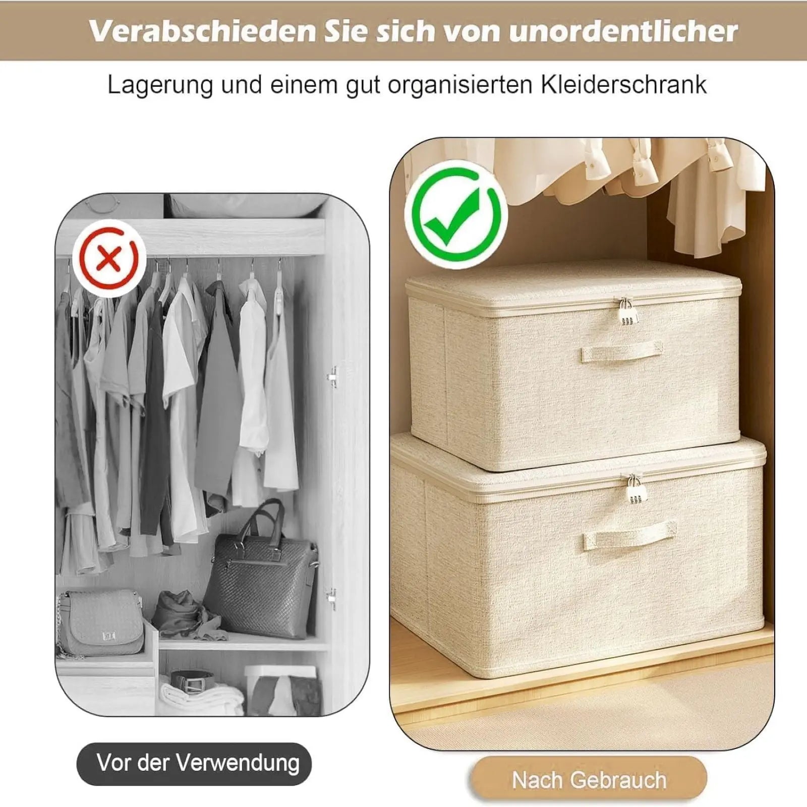 Lockable Adult Toy Bag Storage Organizer Toy Bag Storage Bins Case with Zipper Lid for Women and Men Clothes Container,(Multisize) 15" x 10" x 6.3" B Wholesale Hub