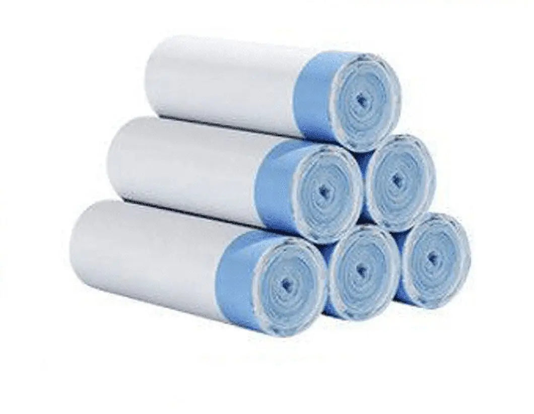Heavy Duty 13~20 gallon Trash Bags, Ultra Strong Thickened Drawstring Garbage Bags, Clean Burst Scent, 90 Bags, 17.72x19.69 17.72" x 19.69" White Wholesale Hub