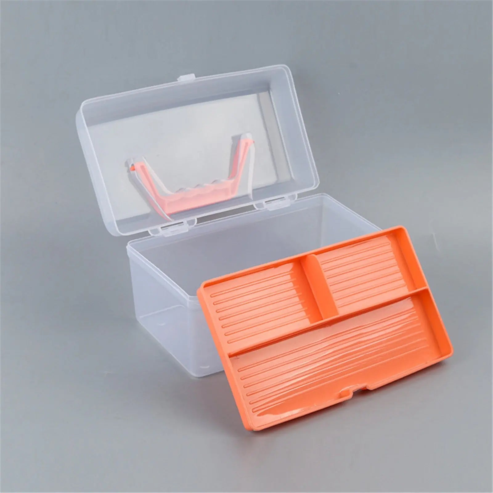 Home Box and Travel Storage Box, Plastic Kit Case Container Empty, Box with Lock Lid & Handle, Emergency Organizer for Family and Traveling, 9.1x4.7x3.7 8.54" x 4.84" x 5.0" Grey Wholesale Hub