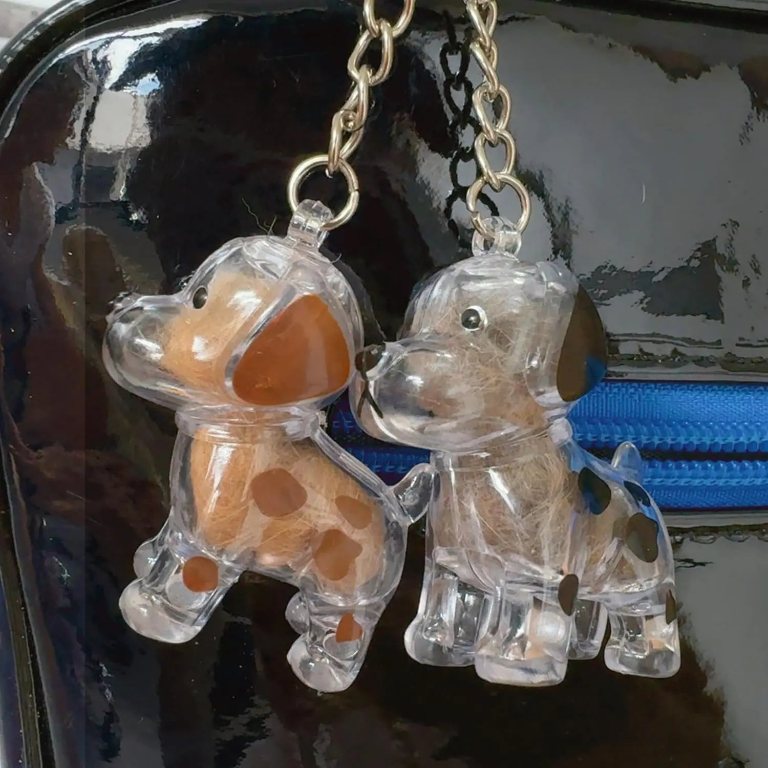 Keychain - Pet Hair - Storage Box - Pendants - Capsule Toy - Dog Hair Capsule - Memorial Pendant - Bag Keychain - Pendants - Memory Capsule Pendant - Cat Hair Collection - DIY - 1 Piece Wholesale Hub