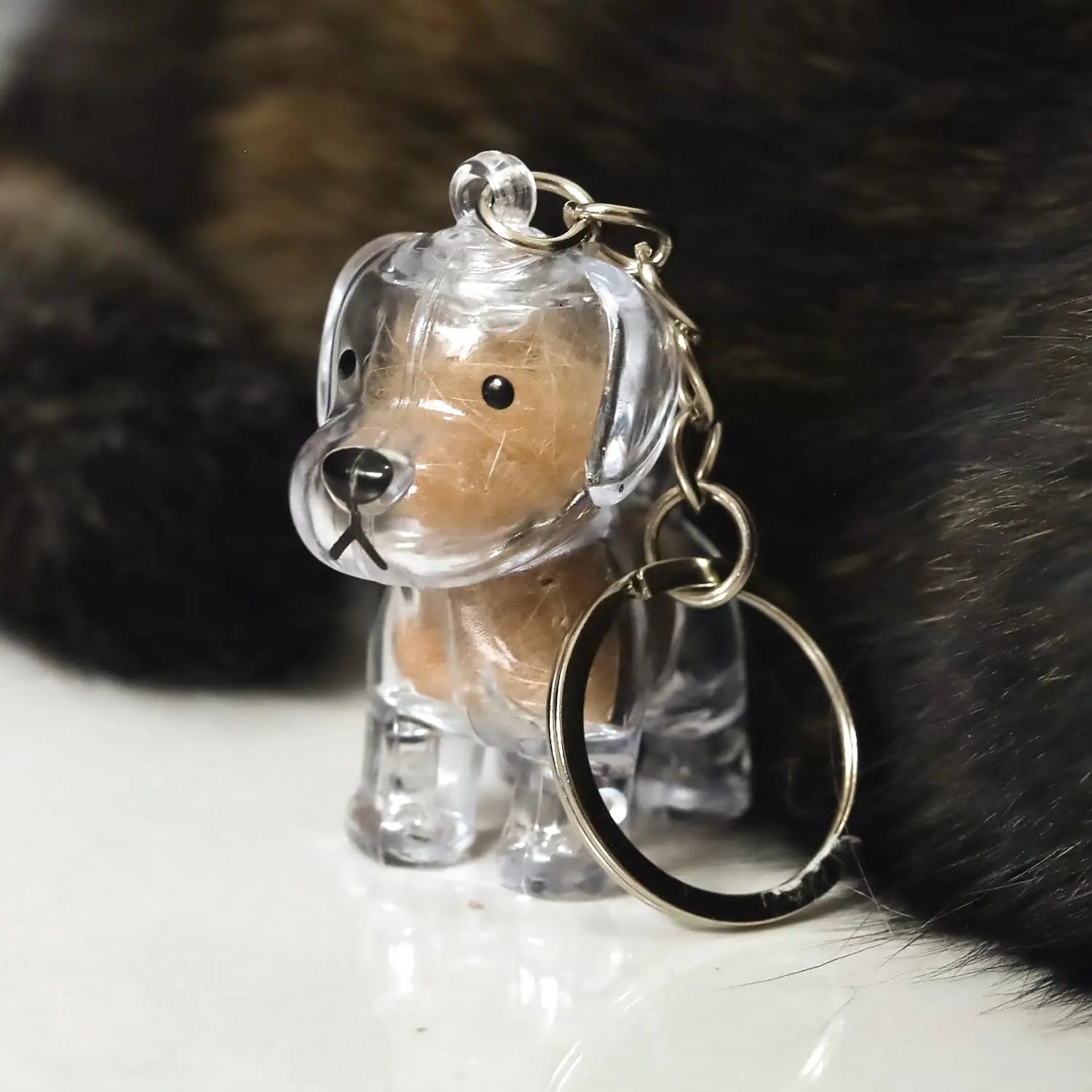 Keychain - Pet Hair - Storage Box - Pendants - Capsule Toy - Dog Hair Capsule - Memorial Pendant - Bag Keychain - Pendants - Memory Capsule Pendant - Cat Hair Collection - DIY - 1 Piece Wholesale Hub
