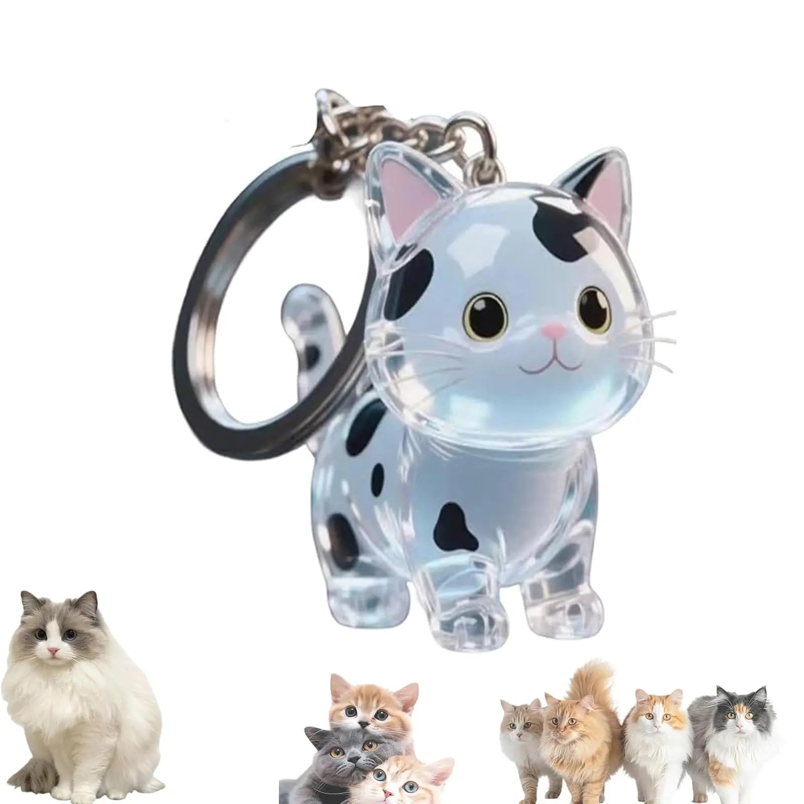 Keychain - Pet Hair - Storage Box - Pendants - Capsule Toy - Dog Hair Capsule - Memorial Pendant - Bag Keychain - Pendants - Memory Capsule Pendant - Cat Hair Collection - DIY - 1 Piece Wholesale Hub